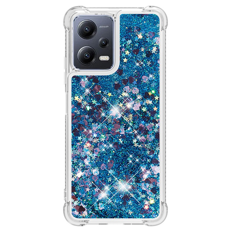 Xiaomi Redmi Note 12/Poco X5 5G Custodia glitterata