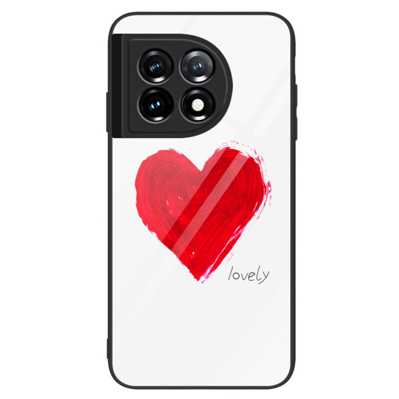 OnePlus 11 5G Custodia cuore in vetro temperato