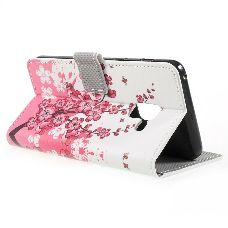 Custodia per Samsung Galaxy A8 2018 Fiori tropicali