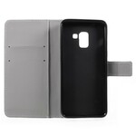 Custodia per Samsung Galaxy A8 2018 Fiori tropicali