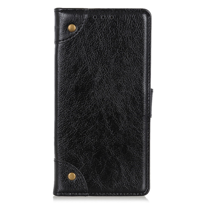 Custodia Xiaomi Redmi 12C stile Nappa Rivetti