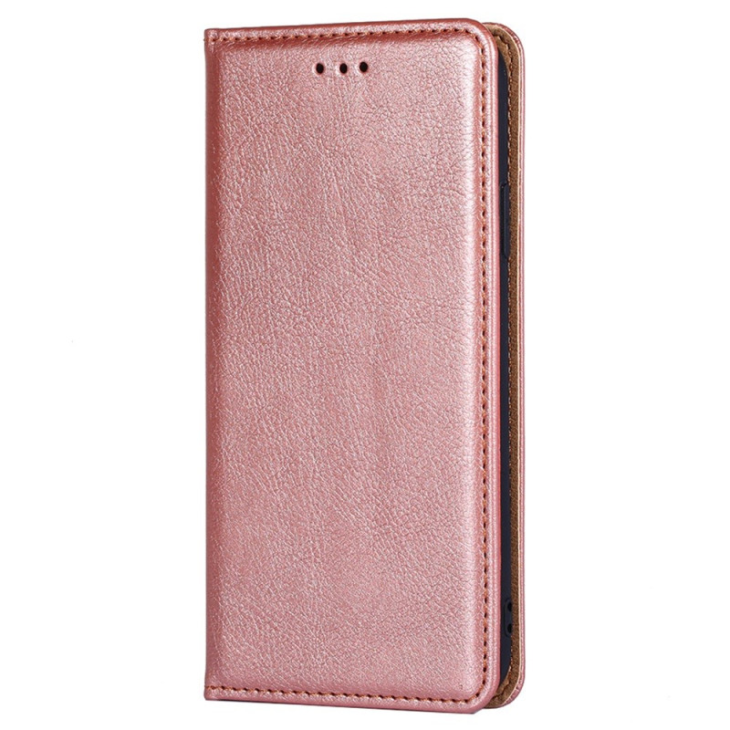 Flip Cover Huawei Nova Y70 cuciture in ecopelle