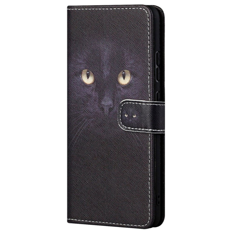 Moto G62 5G Custodia con cinturino nero Cat