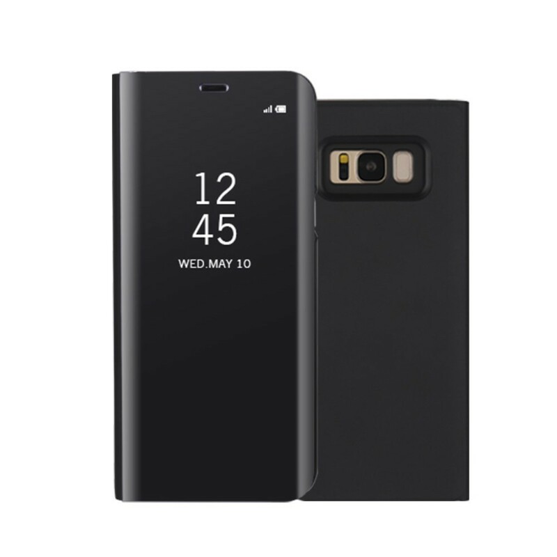 Cover Samsung Galaxy S8 Plus effetto specchio e pelle