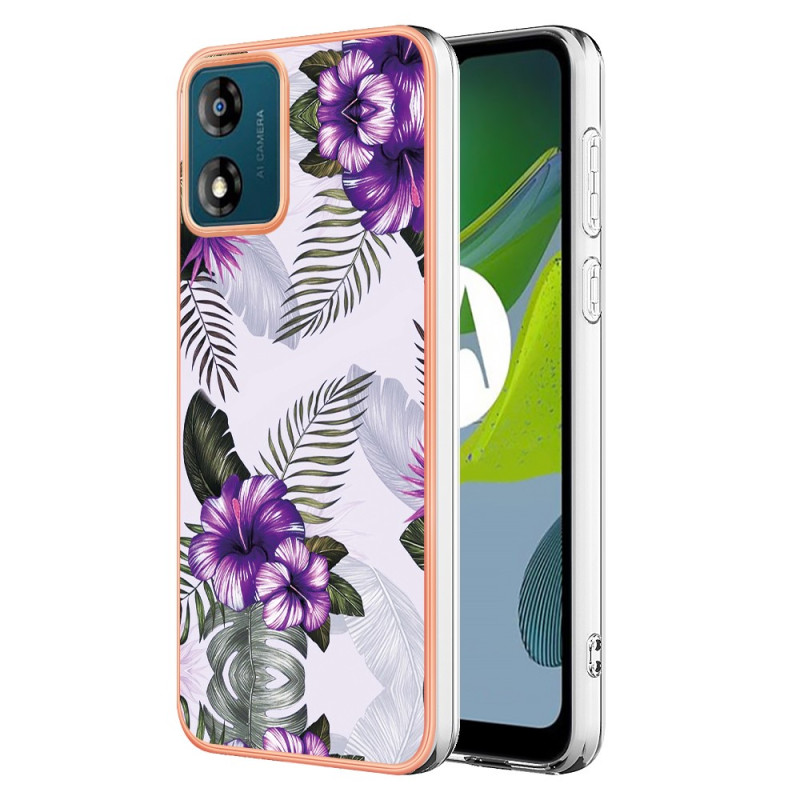 Moto E13 Guscio floreale