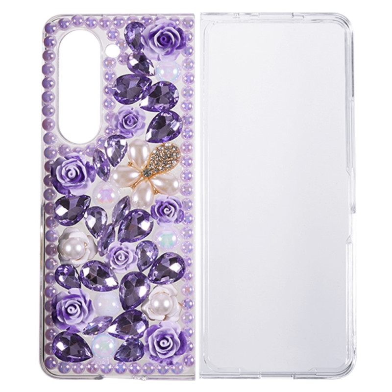 Samsung Galaxy Z Fold 5 Charm Case Flowers