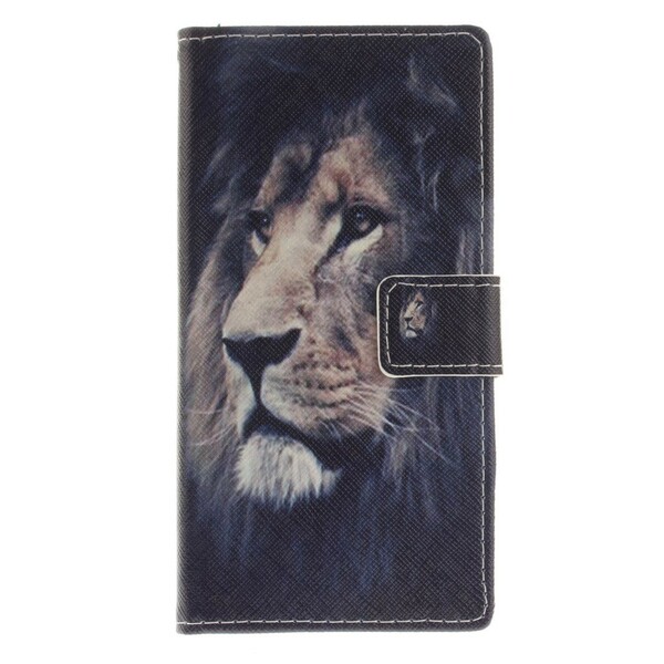 Custodia per Sony Xperia L1 Dreaming Lion