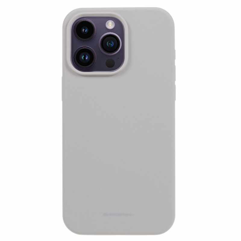 Custodia iPhone 15 Pro Silicone Liquido Mercurio Goospery