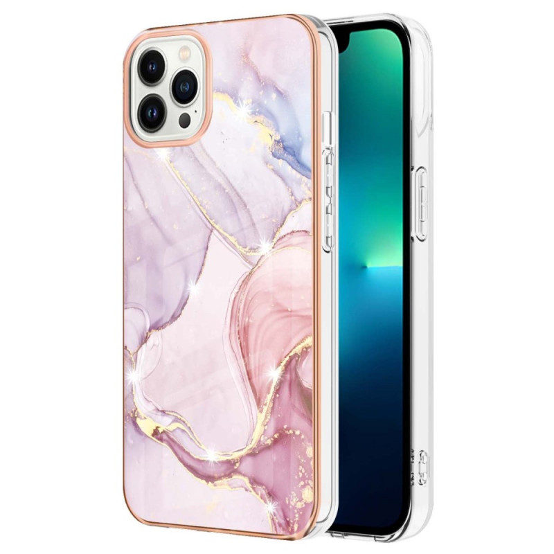 iPhone 15 Pro Max Custodia in silicone Marble