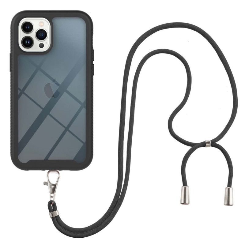 Custodia trasparente a cordoncino per iPhone 15 Pro Max