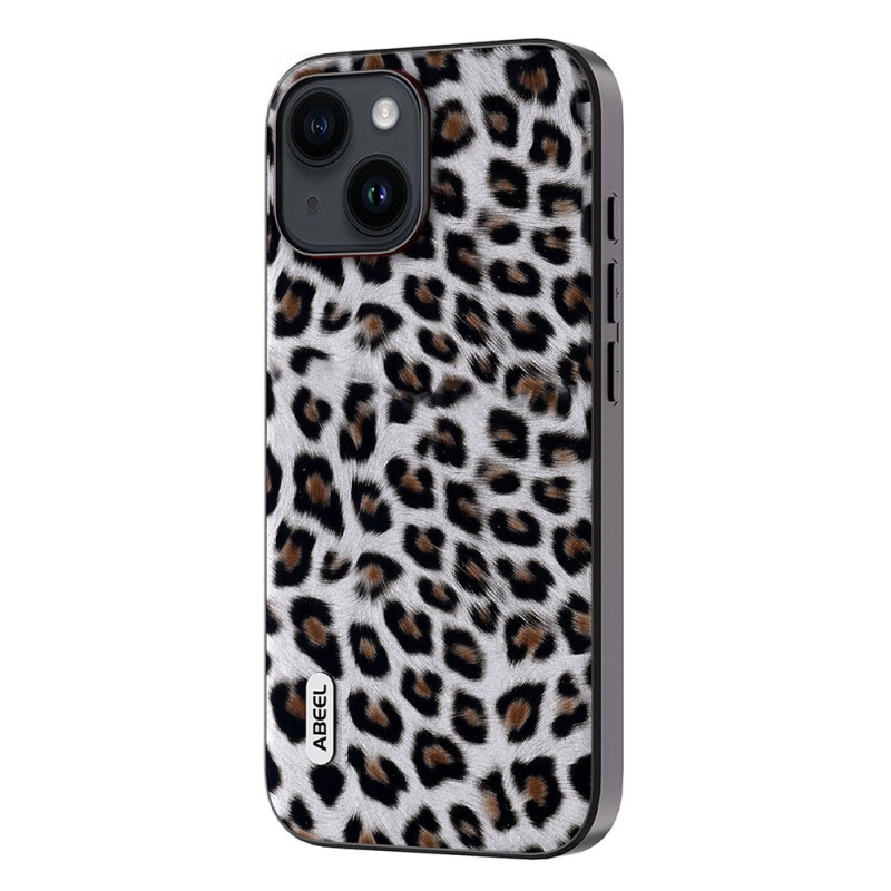 Custodia per iPhone 15 Leopard ABEEL