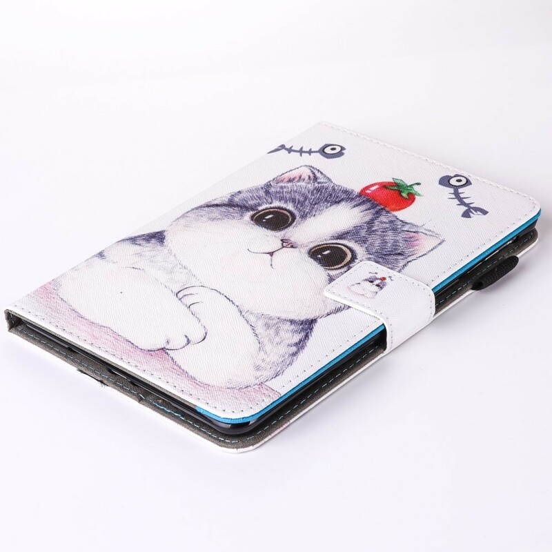 Cover per iPad 9,7 pollici (2017) Pomodoro sul gatto