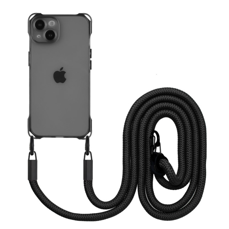 iPhone 15 Plus Custodia colorata con coulisse Angoli rinforzati
