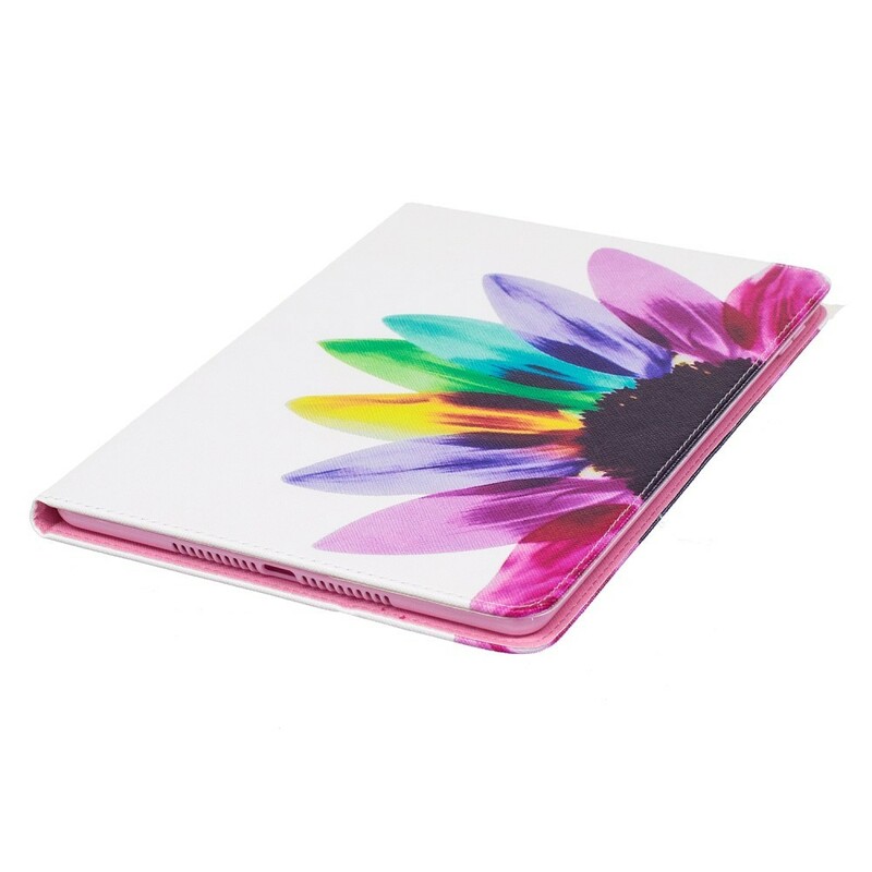 Cover per iPad 9,7 pollici (2017) Fiore acquerello