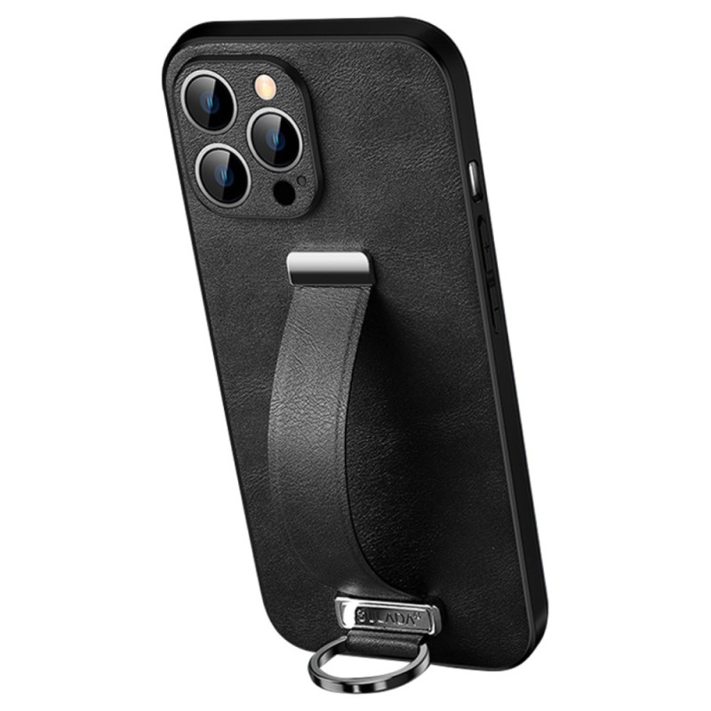 Custodia per iPhone 15 Pro Max con cinturino e anello di supporto SULADA