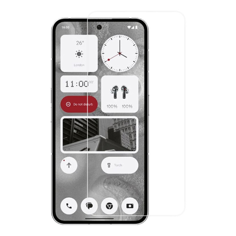 Protezione dello schermo in vetro temperato per il telefono Nulla (2) RURIHAI