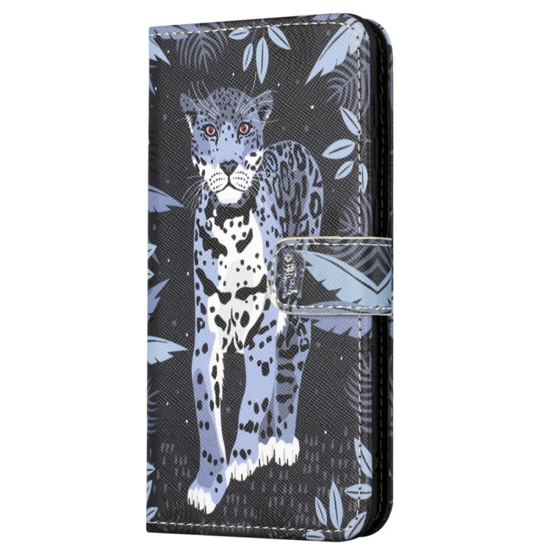 Custodia con cinturino Samsung Galaxy S23 FE Leopard