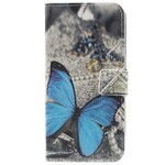 Custodia per Samsung Galaxy S9 Blue Butterfly