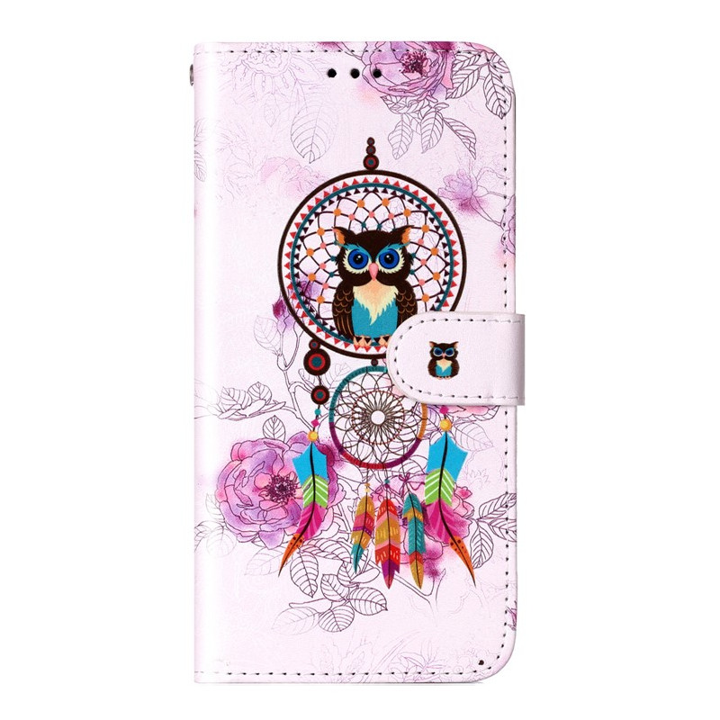 Custodia Moto G14 Strap Owl Dreamcatcher