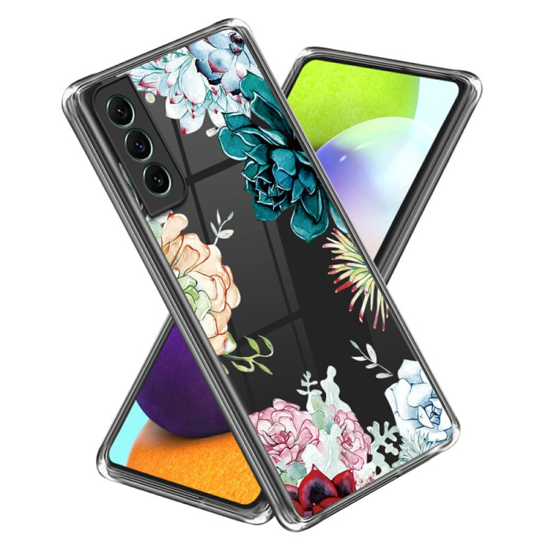 Samsung Galaxy S24 5G Clear Floral Case