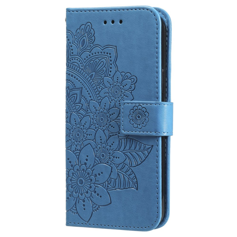 Samsung Galaxy S24 5G Custodia Mandala Floral con cinturino
