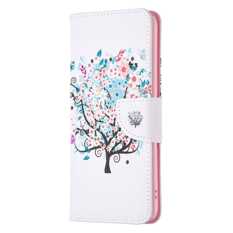 Moto G84 5G Custodia albero di fiori