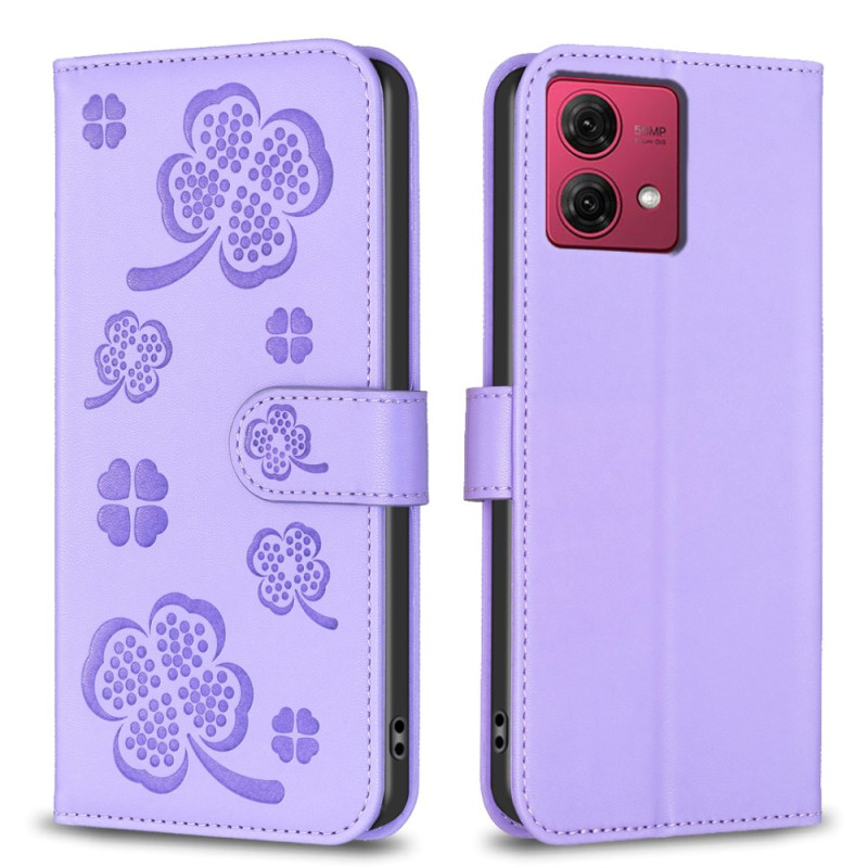 Custodia Flip In Pelle Per Motorola Moto G 5G Plus – Chiusura Magnetica, Stand E Slot Carte, Viola
