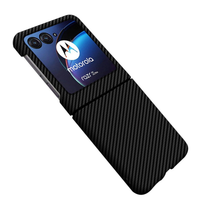 Motorola Razr 40 Ultra Custodia in fibra di carbonio bicolore