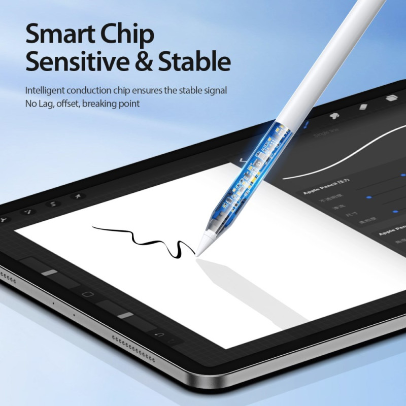 Stylo pour iPad avec Écran Capacitif et Affichage de la Puissance