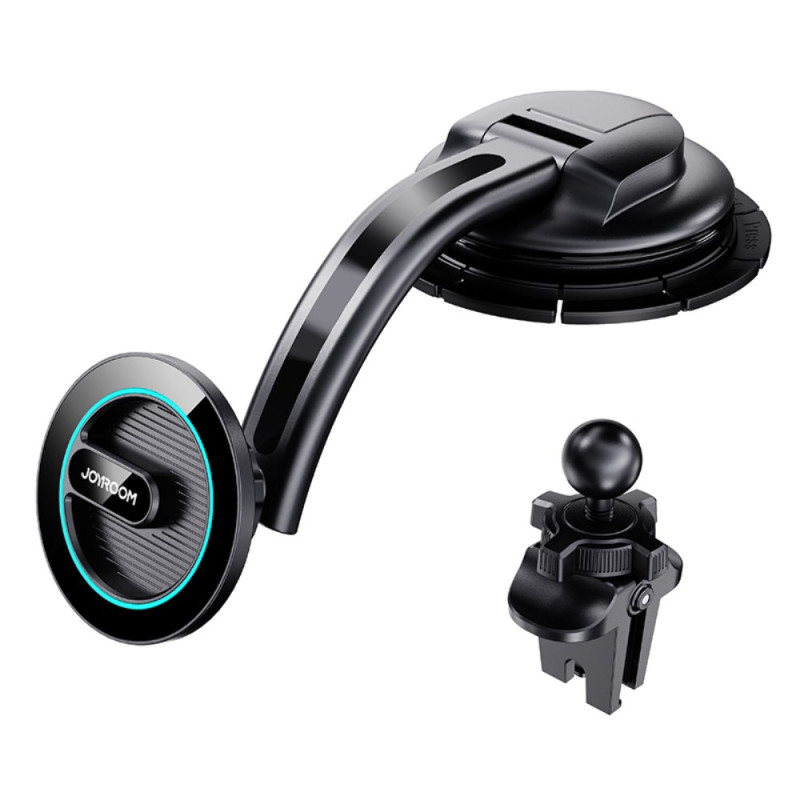 Supporto magnetico per telefono da auto 2 in 1 per la ventilazione e il cruscotto JOYROOM