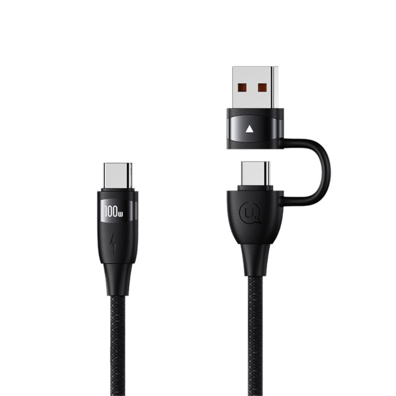 Cavo di ricarica rapida USB-A / Tipo-C a Tipo-C USAMS