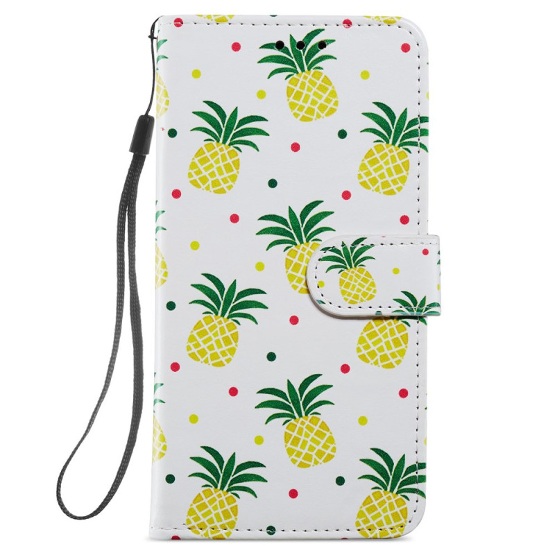 Samsung Galaxy S24 Plus 5G Custodia con cinturino ananas