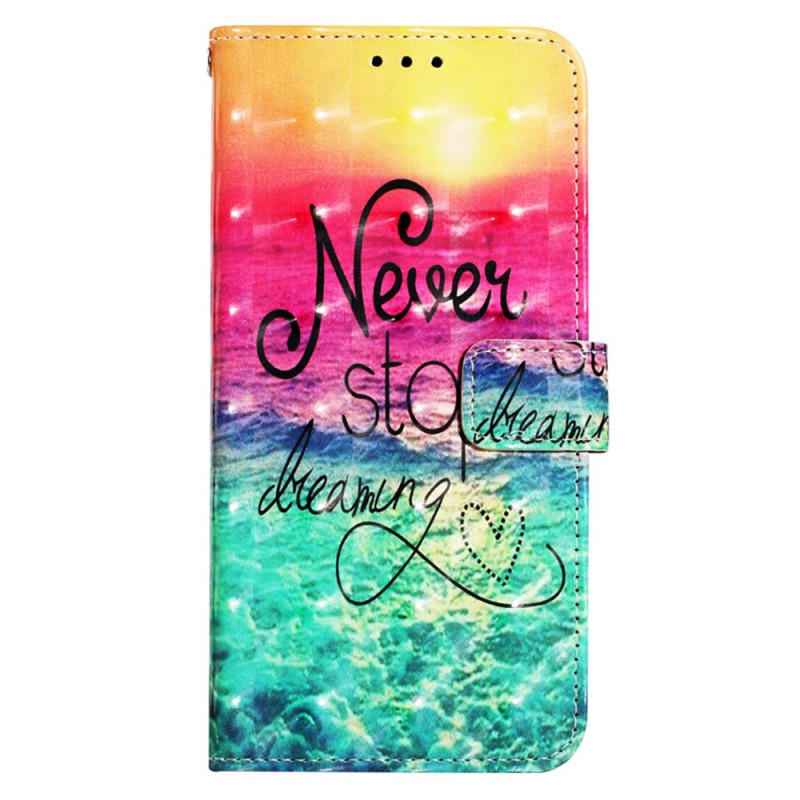 Samsung Galaxy Case A25 5G / A24 4G Never Stop Dreaming 3D Lanyard Design