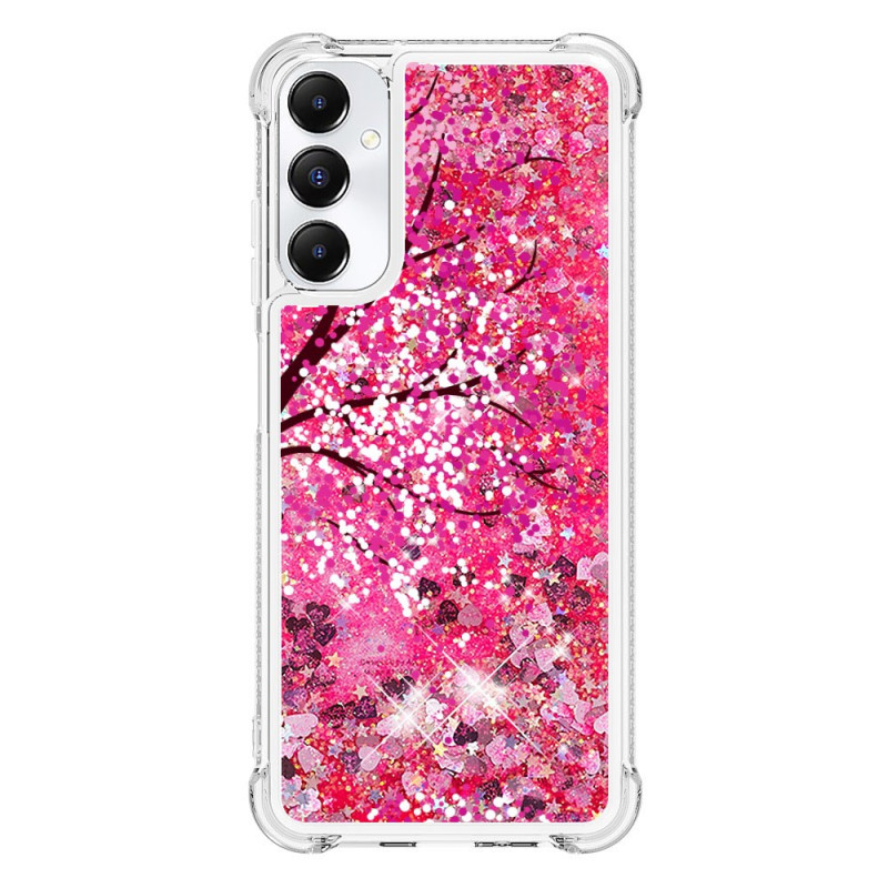 Samsung Galaxy A05s Custodia Glitter Cherry Blossom