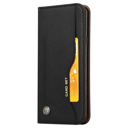 Samsung Galaxy S9 Plus Custodia in similpelle Flip Cover Card