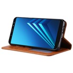 Custodia Flip Cover Samsung Galaxy A8 in similpelle