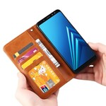 Custodia Flip Cover Samsung Galaxy A8 in similpelle