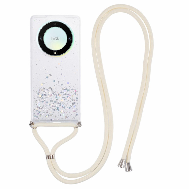 Honor Magic 5 Lite 5G / X9a Decor Coulisse Cover Glitterata