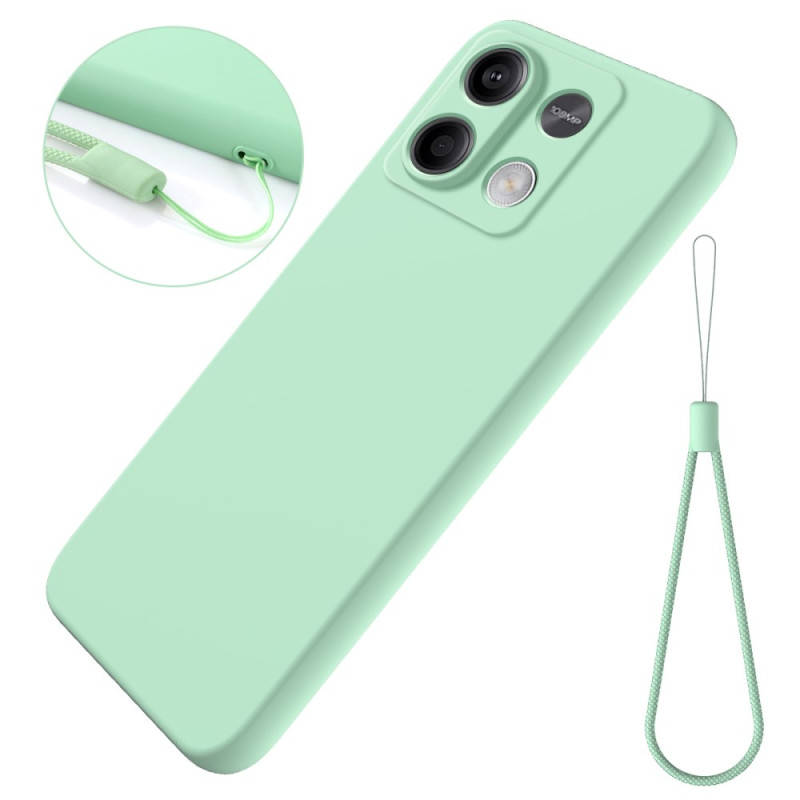 Xiaomi Redmi Note 13 5G Custodia con cinturino in silicone liquido