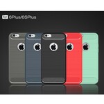 Custodia per iPhone 6/6S Plus in fibra di carbonio spazzolata