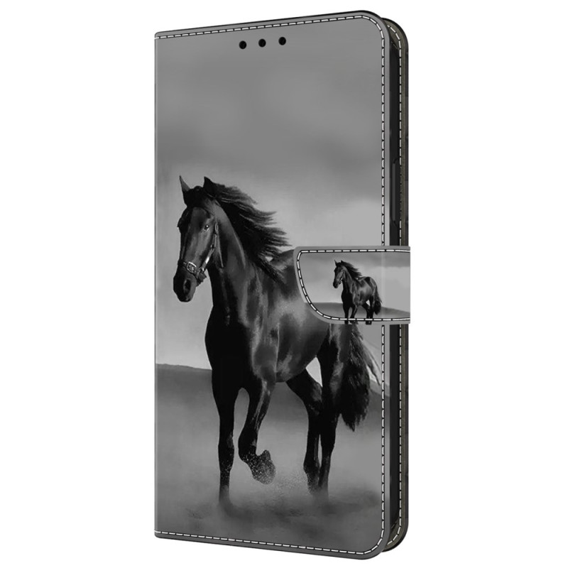 Custodia per Samsung Galaxy A55 5G Horse Nero