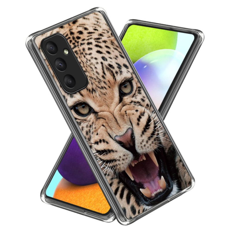 Custodia a fantasia per Samsung Galaxy A55 5G - Leopard