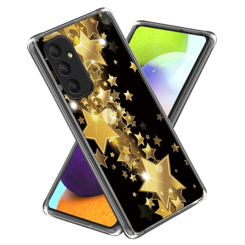 Custodia Samsung Galaxy A55 5G Gold Stars