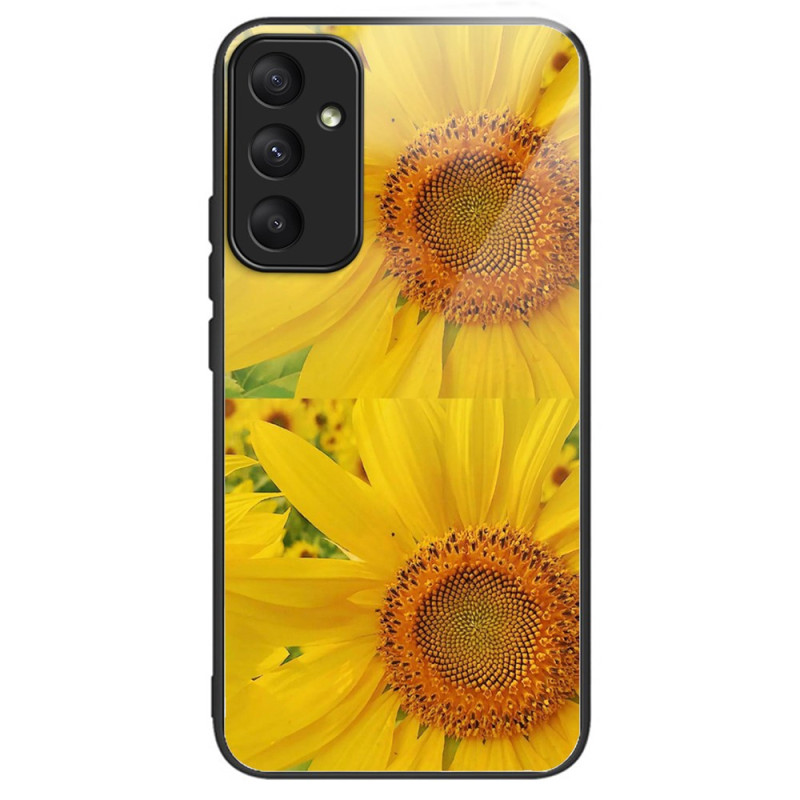 Samsung Galaxy A55 5G Girasoli Custodia in vetro temperato