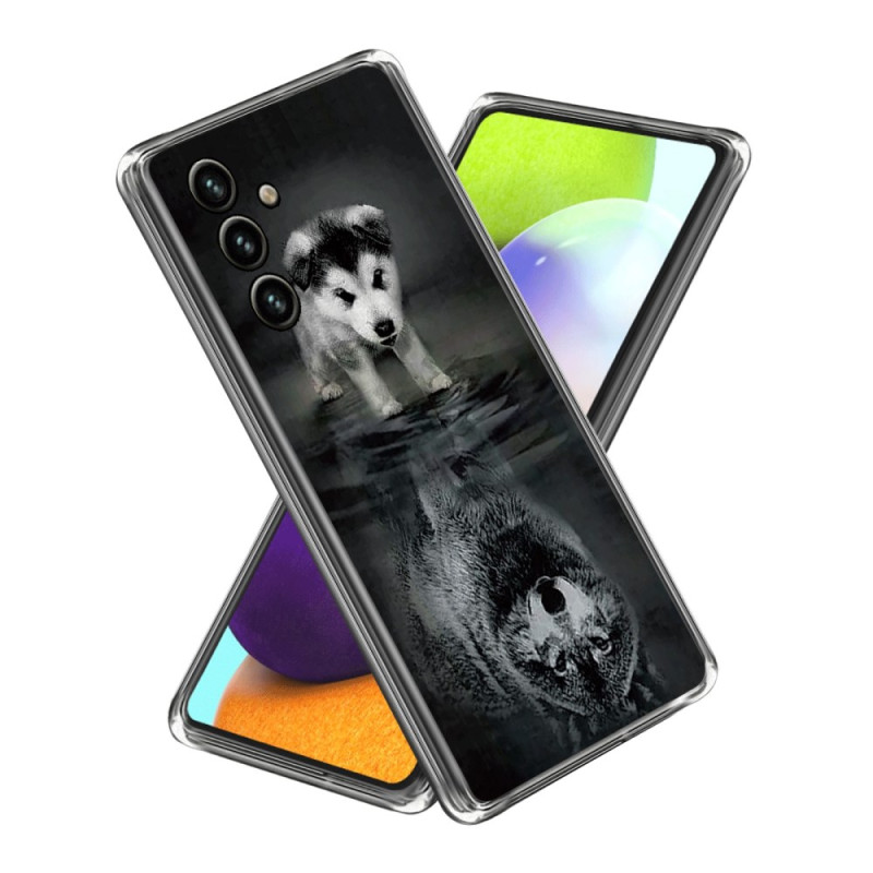 Custodia per Samsung Galaxy A15 Cane e Lupo