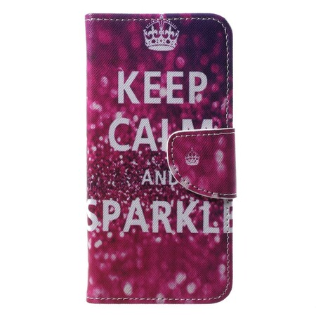 Huawei P20 Lite Custodia Keep Calm and Sparkle
