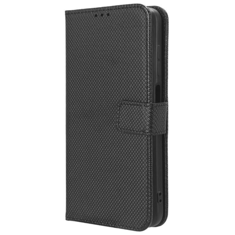 Housse Xiaomi Redmi Note 13 Pro 4G Simili Cuir Texturé à Lanière