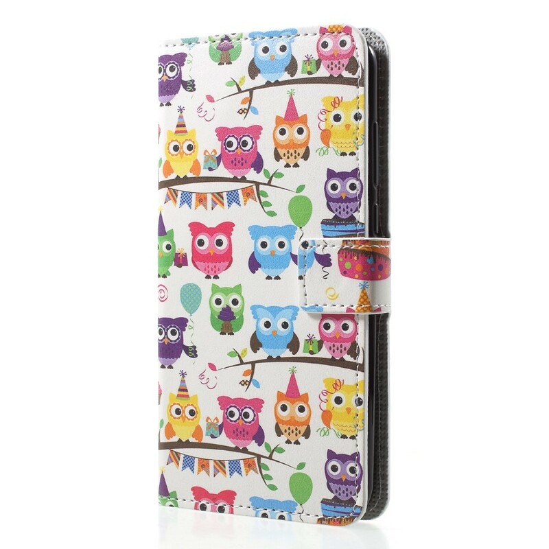 Huawei P20 Pro Custodia Multiple Owls