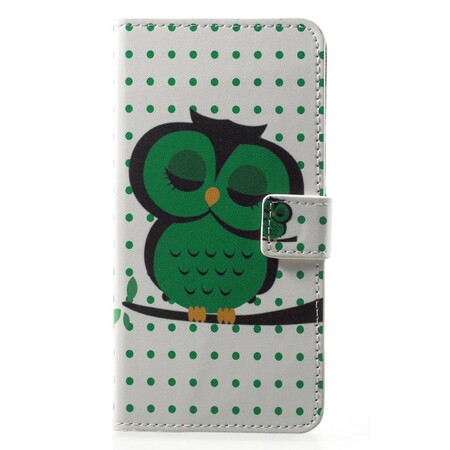 Huawei P20 Pro Custodia Gufo Addormentato