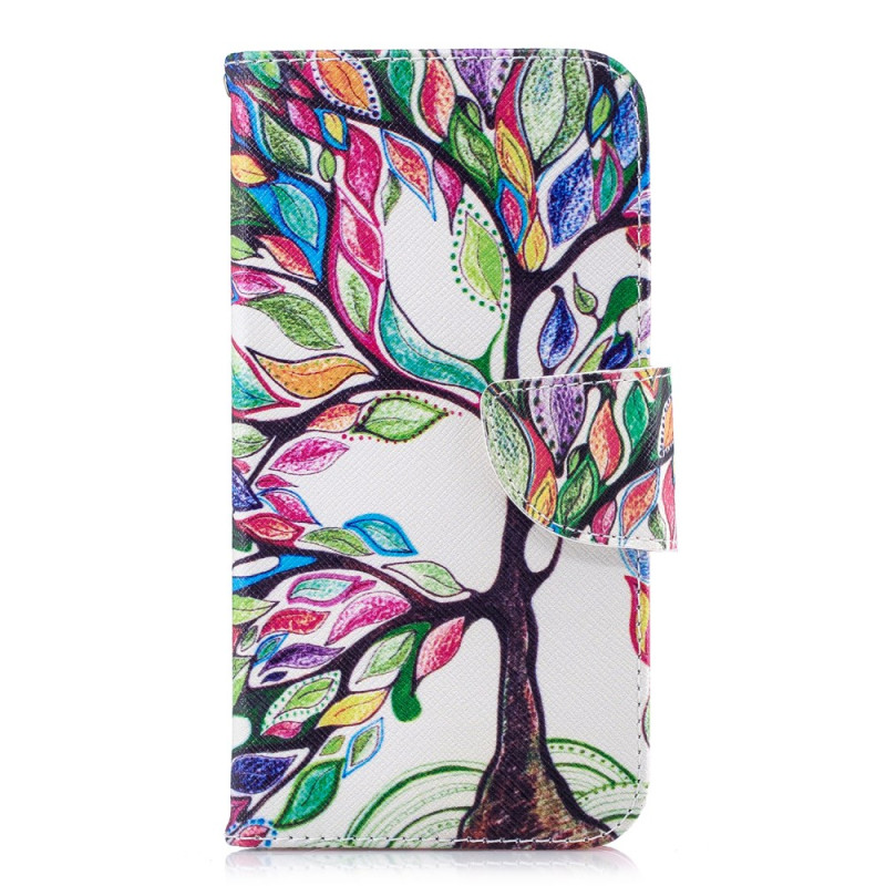 Custodia iPhone XR albero colorato